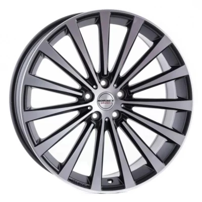 Kuva BORBET BLX Black Polished Matt 8.5x20 5/120 ET35 B72.6