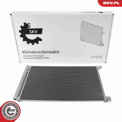 Kuva ESEN SKV 86SKV116 Ilmastoinnin Lauhdutin Vedenerottimella Alumiini 674mm MERCEDES BENZ: C sarja T modell, Vito Tourer, Mixto