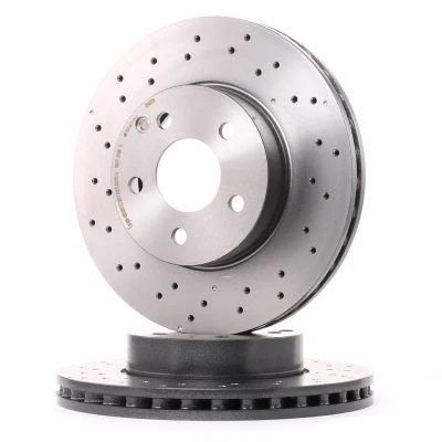 Kuva BREMBO COATED DISC LINE 09.A613.51 Jarrulevyt 295 28 5 rei&#039;itetty/tuuletettu sisältä pinnoitettu hiiliteräs Ruuveilla MERCEDES BENZ: C sarja Coupe