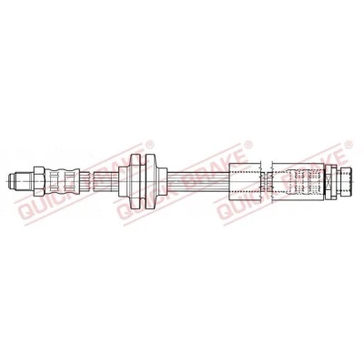 Kuva Jarruletku, Taka akseli, oikea, vasen Volvo C30, C70 cabriolet II, S40 V50 OE 30681726, 30714413, 30714817