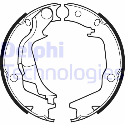 Kuva DELPHI LS2042 Käsijarrukengät