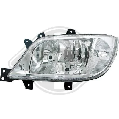 Kuva DIEDERICHS 1662981 Ajovaloumpio Vasen H7, H7/H3, H3 ilman sumuvaloa MERCEDES BENZ: Sprinter 3 T Van, Bussi