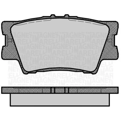 Kuva MAGNETI MARELLI 363916060633 Jarrupalat TOYOTA: RAV4 III SUV, IV Camry VIII Sedan