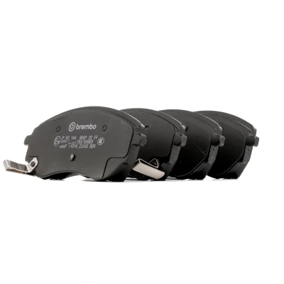 Kuva BREMBO P 50 144 Jarrupalat akustisella kulumavaroittimella Jarrusatulan ruuveilla Tarvikkeilla NISSAN: NP300 Navara Pick up