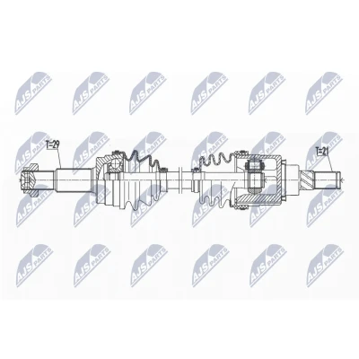 Kuva Vetoakseli NISSAN MURANO I (z50), Taka akseli, oikea, vasen OE 39600CA000