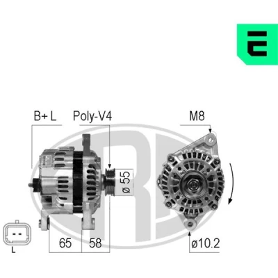 Kuva ERA 210710A Laturi 14V 110A