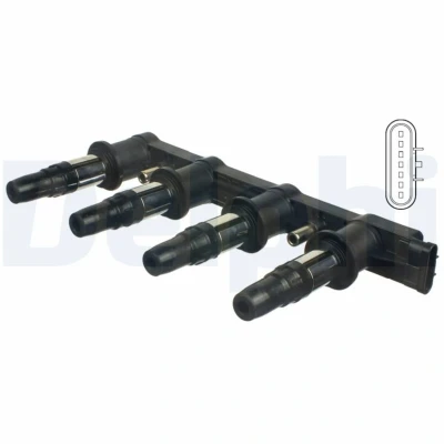 Kuva DELPHI CE01841 12B1 Sytytyspuola 7 12 OPEL: Astra J Sports Tourer, Hatchback, Mokka / X, CHEVROLET: Cruze Sedan, Hatchback