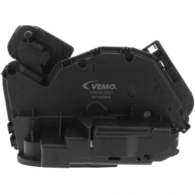 Kuva VEMO V10 85 2281 Oven Lukko safelock turvalukituksella, Keskuslukituksella Taakse, oikea VOLKSWAGEN: Passat B8 Variant, Touran II, Sedan