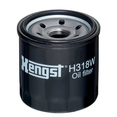 Kuva HENGST FILTER H318W Öljynsuodatin M18x1,5 Ruuvattava suodatin CHEVROLET: Aveo / Kalos Sedan, Spark, Hatchback