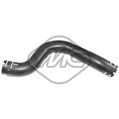Kuva Jäähdyttimen letku, Yläpuolella FIAT IDEA, PUNTO, LANCIA MUSA, YPSILON OE 46832288