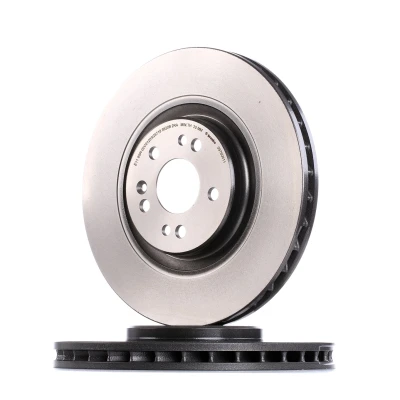 Kuva BREMBO COATED DISC LINE 09.7606.11 Jarrulevyt 345 32 5 tuuletettu sisältä pinnoitettu hiiliteräs Ruuveilla MERCEDES BENZ: ML sarja