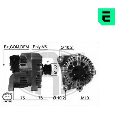 Kuva ERA 210474A Laturi 14V 150A BMW: 5 Touring, Sedan, 7