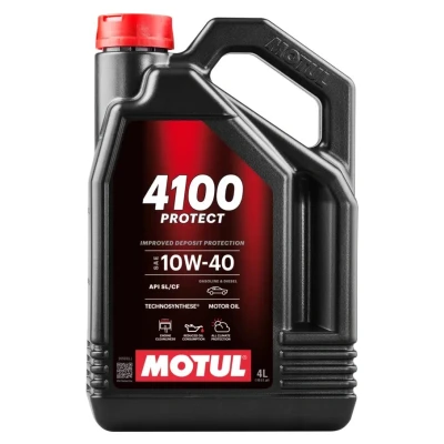 Kuva Motul 4100 Protect 10W 40 4l Moottoriöljy 113000 MERCEDES BENZ: E sarja Sedan, Vito Bussi, ML sarja, NISSAN: Qashqai / Qashqai+2 I, Maxima V QX Sedan