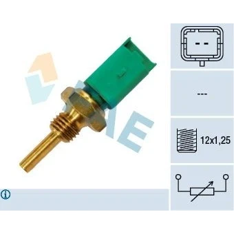 Kuva Tunnistin, jäähdytysnesteen lämpötila ALFA ROMEO, FIAT, FORD, LANCIA, OPEL, SAAB, SUZUKI, VAUXHALL OE 1338040, 13650 79J50 000, 84E50 000