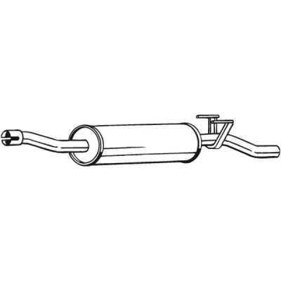 Kuva Keskiäänenvaimentaja MERCEDES BENZ OE 9064901001, 9064901101