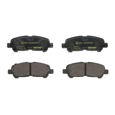 Kuva TEXTAR 2548101 Jarrupalat Ei kulumisenilmaisimelle TOYOTA: Highlander II