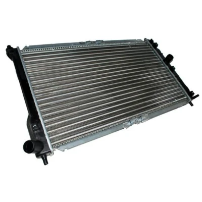 Kuva THERMOTEC D70018TT Jäähdytin Autoihin, joissa ilmastointi 635 382 16 Käsivaihteisto Jäähdytysrivat mekaan. kiinnitetyt