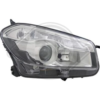 Kuva DIEDERICHS 6045980 Ajovaloumpio Oikea H7/H7 Oikeanpuoleiselle liikenteelle NISSAN: Qashqai / Qashqai+2 I