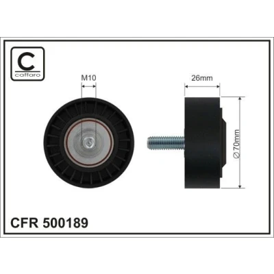 Kuva Ohjainrulla, moniurahihna CAFFARO 500189