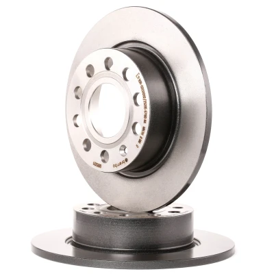 Kuva BREMBO COATED DISC LINE 08.9502.11 Jarrulevyt 253 10 5 täysi pinnoitettu Ruuveilla VOLKSWAGEN: Golf 6, 5, Plus / Crossgolf
