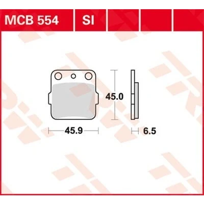 Kuva TRW Sinter Offroad MCB554SI Jarrupalat