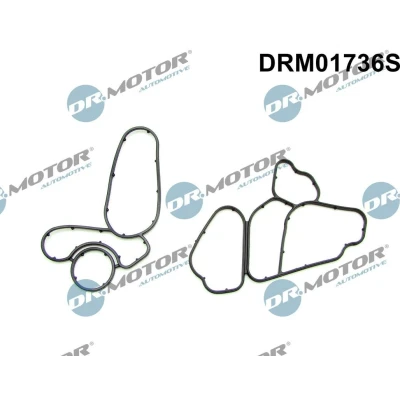 Kuva DR.MOTOR AUTOMOTIVE DRM01736S Tiivistesarja, Öljynjäähdytin BMW: 5 Sedan, 3 Cabriolet