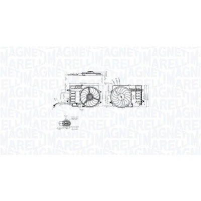Kuva MAGNETI MARELLI 069422859010 Jäähdyttimen Tuuletin 398 12 192
