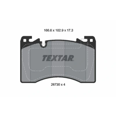 Kuva Textar 2673001 Jarrupala, levyjarru
