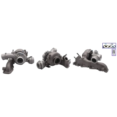 Kuva TURBO MOTOR PA7663401 Turboahdin Pakokaasuahdin, pneumaattisesti säädetty toimilaite (aktuaattori) Tiivisteillä