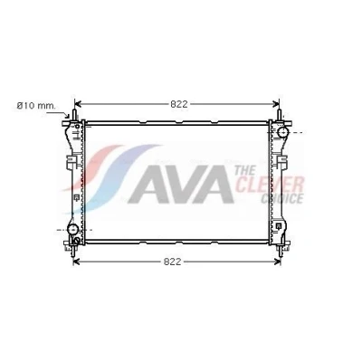 Kuva Jäähdytin,moottorin jäähdytys AVA QUALITY COOLING FD2318