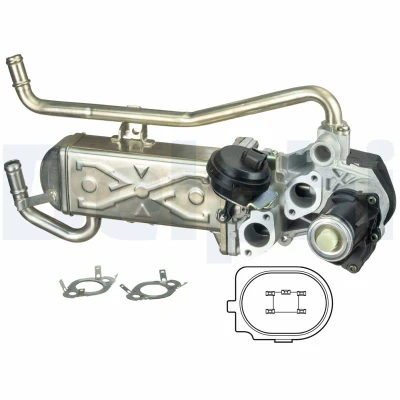 Kuva DELPHI EG10432 12B1 EGR Venttiili SKODA: Fabia 2, Roomster, VOLKSWAGEN: Polo V Hatchback, SEAT: Ibiza 4