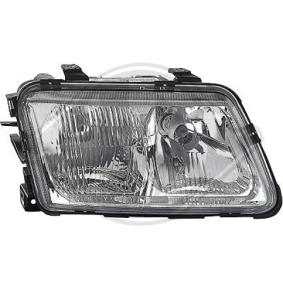 Kuva DIEDERICHS 1030982 Ajovaloumpio Oikea H7, H7/H4, H4 sumuvalolla AUDI: A3 Hatchback