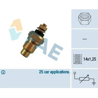 Kuva Jäähdytysnestelämpötilan sensori CITROËN C25 Buss, Skåp, RENAULT 11, 11 Skåp/halvkombi, 9 OE 0242.20, 0521548200, 2330050150