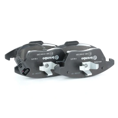 Kuva BREMBO P 85 075 Jarrupalat Sis. kulumisenilmaisimen Männän lukoilla Ilman tarvikkeita VOLKSWAGEN: Golf 6, Passat B6 Sedan, Touran I