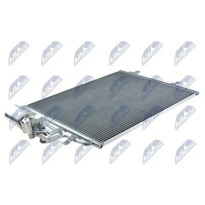 Kuva NTY CCS VV 002 Ilmastoinnin Lauhdutin Vedenerottimella Alumiini 620 VOLVO: V70 3, XC60 I, S80 II
