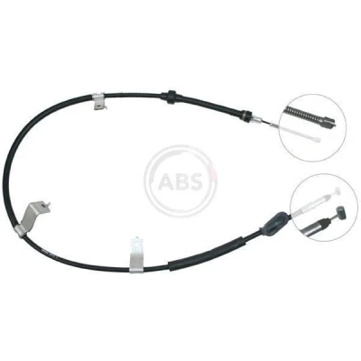 Kuva A.B.S. K13898 Käsijarruvaijeri 1540 Rumpujarru Oikean /vasemmanpuolinen ohjaus HONDA: CIVIC 5 Stufenheck