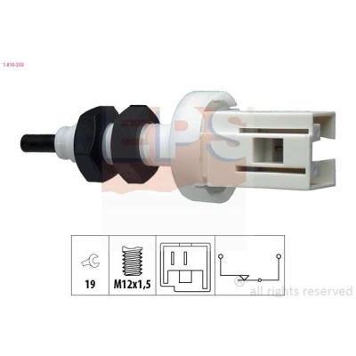 Kuva EPS 1.810.250 Jarruvalokytkin Mekaaninen M12x1,5 Made in Italy OE Equivalent