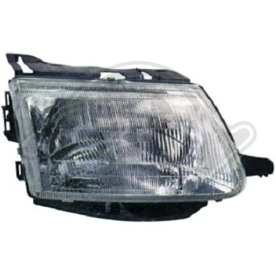 Kuva DIEDERICHS 4035980 Ajovaloumpio Oikea H4 Ilman sähkömoottoria CITROËN: Saxo Hatchback