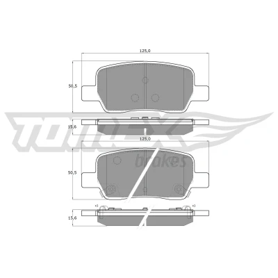 Kuva Jarrupalasarja, levyjarru TOMEX Brakes TX 60 19