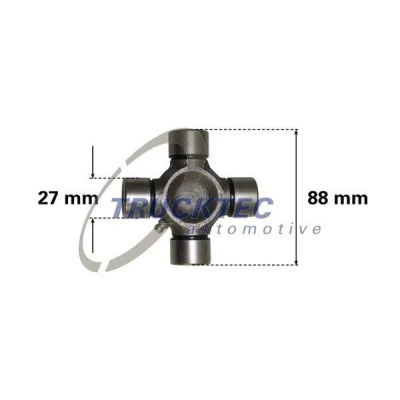 Kuva TRUCKTEC AUTOMOTIVE 02.34.044 Kardaanin Kuminivel MERCEDES BENZ: Sprinter 3.5 T Van, Bussi, Vito Bussi
