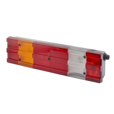 Kuva HELLA 2VD 007 500 411 Takavalot Vasen P21W, R10W Musta 24 polttimoilla Lampun kannalla MERCEDES BENZ: ACTROS MP2 / MP3