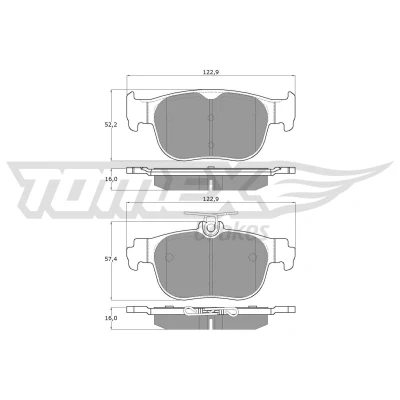 Kuva TOMEX brakes TX 52 42 ABS Anturi Etuakseli, oikea 723mm HONDA: CIVIC 8 Hatchback