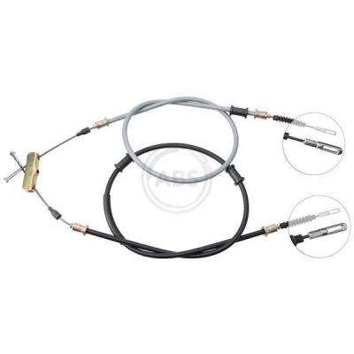 Kuva A.B.S. K11305 Käsijarruvaijeri 1365, 1498 Levyjarru Oikean /vasemmanpuolinen ohjaus OPEL: Calibra A