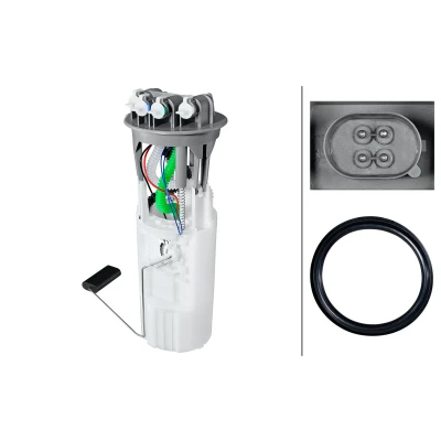 Kuva HELLA 8TF 358 306 751 Polttoainepumppu Tiivisteillä, Säiliön anturilla Sähköinen Diesel LAND ROVER: Defender SUV