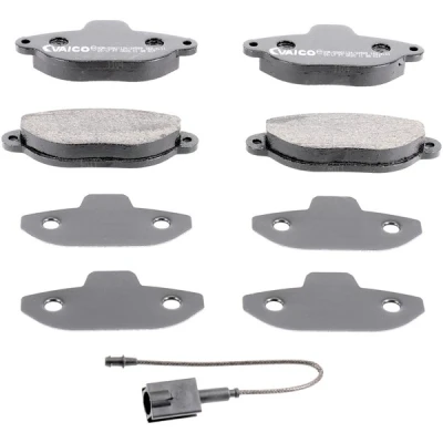 Kuva VAICO V24 0028 Jarrupalat Q+, original equipment manufacturer quality Etuakseli Sis. kulumisenilmaisimen Tarvikkeilla FIAT: 500 Hatchback