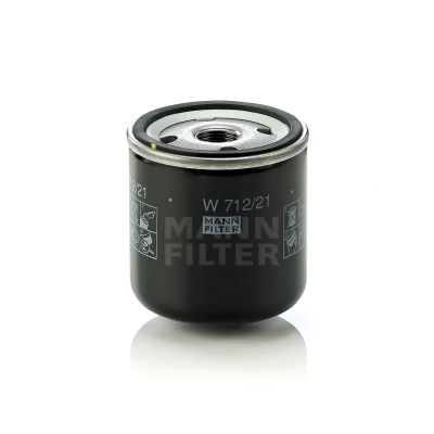 Kuva MANN FILTER W 712/21 Öljynsuodatin 3/4 16 UNF yhdellä peruutuksenestoventtiilillä Ruuvattava suodatin CHRYSLER: Stratus Sedan, Sebring II Sedan