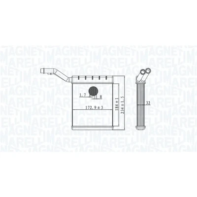 Kuva MAGNETI MARELLI 350218480000 Lämmityslaitteen Kenno