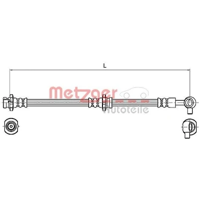 Kuva METZGER 4110131 Jarruletku 505 M10 x 1