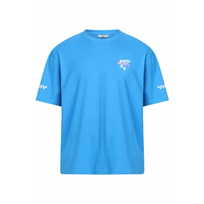 Kuva Redefined Rebel Jordan TEE BOXY FIT Printtipaita, Koko: Medium, French blue