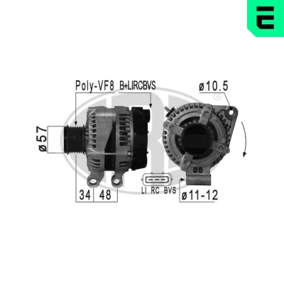 Kuva ERA 210902A Laturi 14V 150A LAND ROVER: Range Rover Sport, Discovery 3